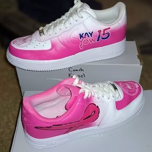 Nike Air Force One Kay Yow Custom